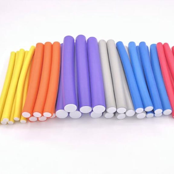 Alasum Hair Curling Stick Set 42 Pieces Assorted Colors No Heat Damage Safe Styling Tools