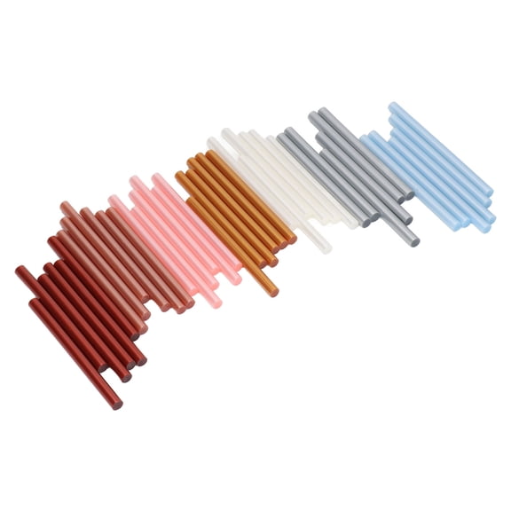 42Pcs Hot Gluing Sticks Colored Mini Hot Glue Sticks Craft Adhesive Waxing Sticks Bulk For DIY Art Craft Office Projects And Sealing