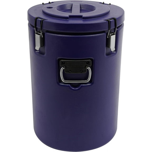 42QT Insulated Soup Container, 40L Commercial Food Warmers for Hot or Cold Food, Portable Food Cooler Soup Carrier Hot Box for Catering Water Coffee Chocolate Tea Milk Cocoa, Blue
