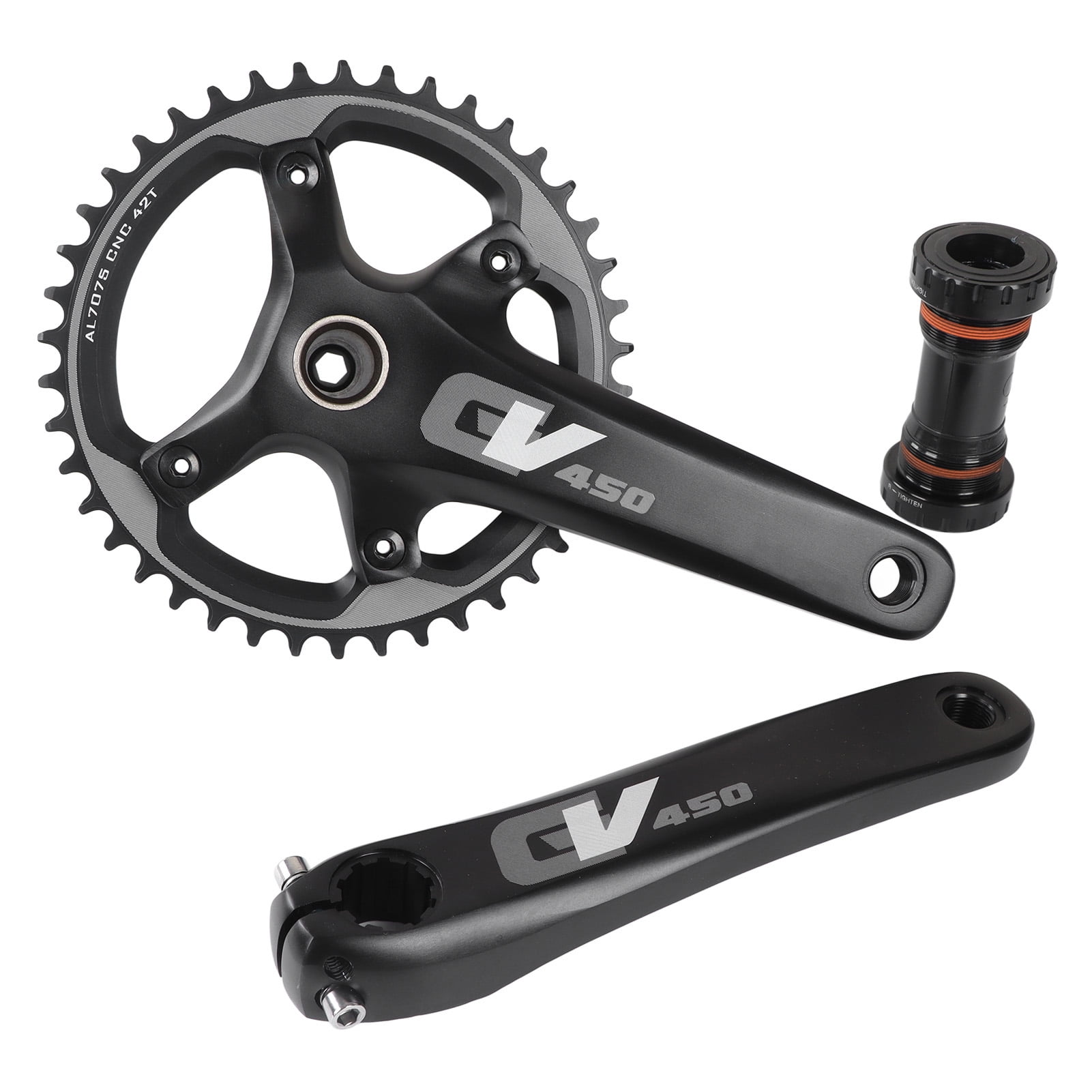 42T Bicycle Crank Set Hollow Integrated 172.5mm Bicycle Chainring