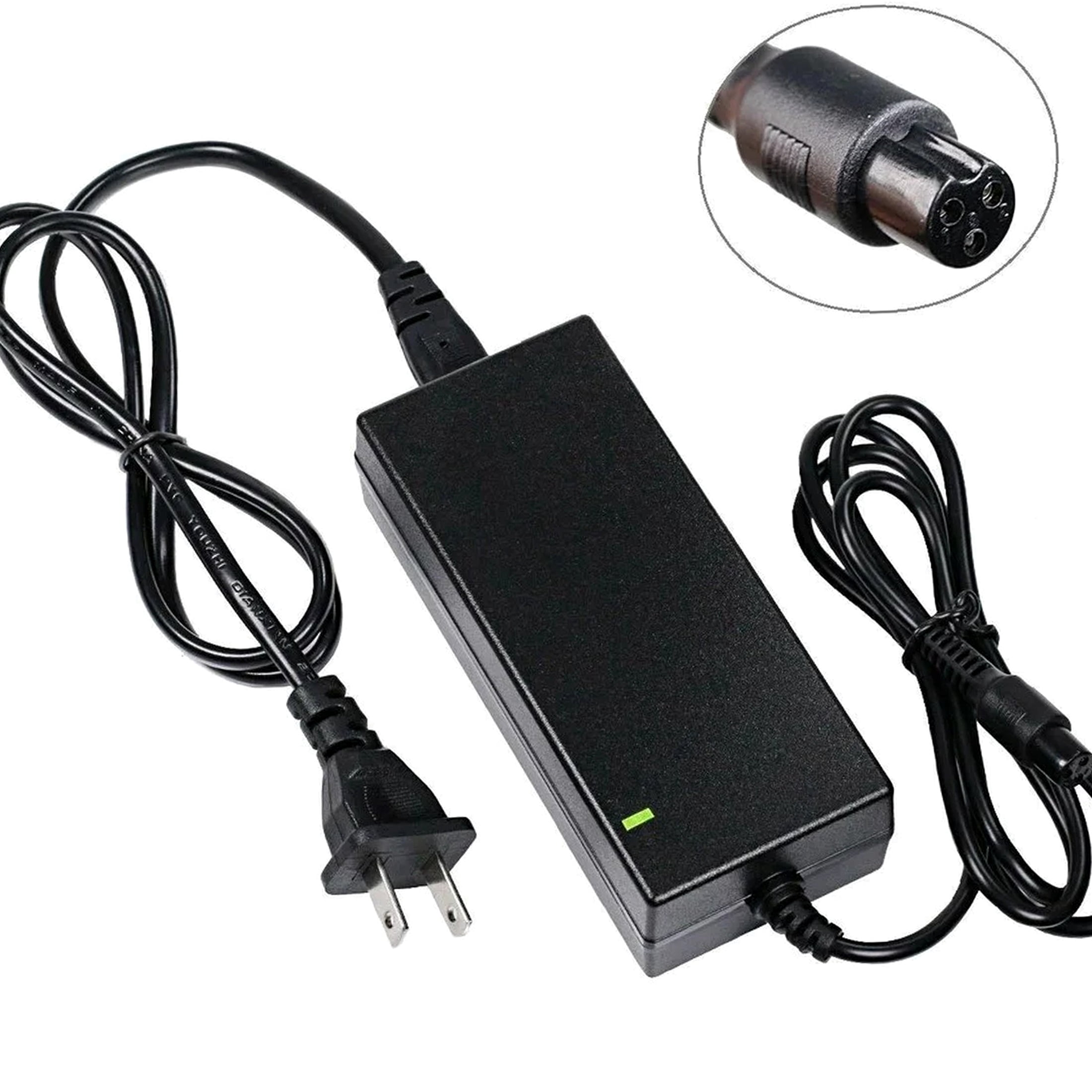 42V 2A Battery Charger 8mm 3-Pin Plug, Compatible With Hover-1 Ultra ...