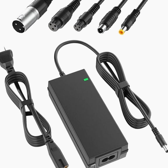 42V 2A Battery Charger Multi-Tips, Compatible With Nilox DOC Self Balancing
