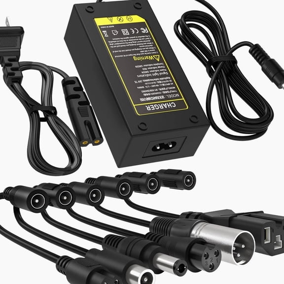 42V 2A Battery Charger Multi-Tips, Compatible With XPRIT 6.5 inch Self Balancing