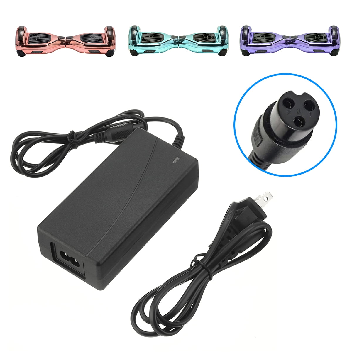 42V 2A Power Adapter Charger for Hoverboard Smart Balancing Scooter Power  Supply