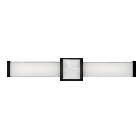 42W Led Medium Bathroom Vanity in Modern-Glam Style 24.75 inches Wide By 4.5 inches High-Black Finish Bailey Street Home 81-Bel-3335686