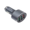 thumbnail image 1 of 42W Quick Car Charger for Moto E (2020) - 3-Port USB Power Adapter DC Socket Fast Smart Detect Y3P Compatible With Motorola Moto E (2020), 1 of 4