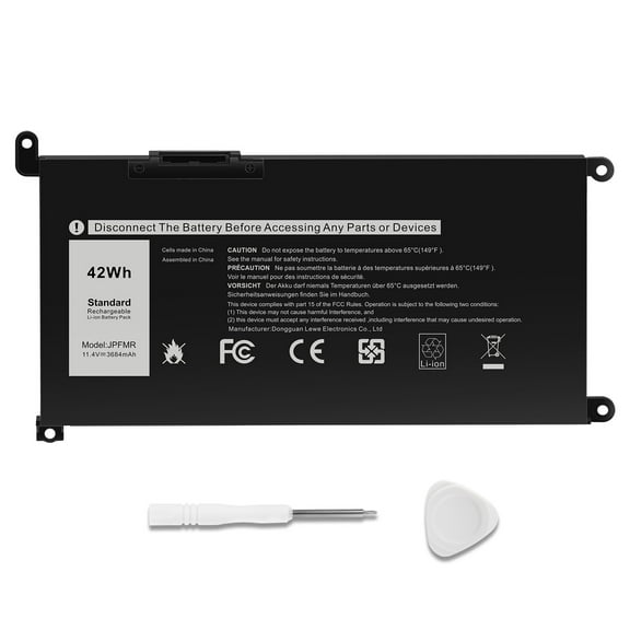 42Wh JPFMR Laptop Battery Replacement Compatible with Dell Chromebook 3100 3400 2-in-1 5488 5493 5593 P90F Series Notebook07GDY 16DPH 65N6H 7T0D3 7MT0R DN33X RDNP5