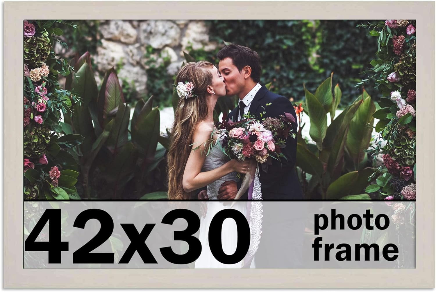 42x30-frame-white-wash-picture-frame-complete-modern-photo-frame
