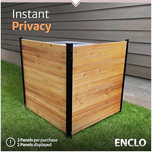 42in H x 38in W (2 Panels) No Dig Enclo Richmond Cedar Wood Privacy ...
