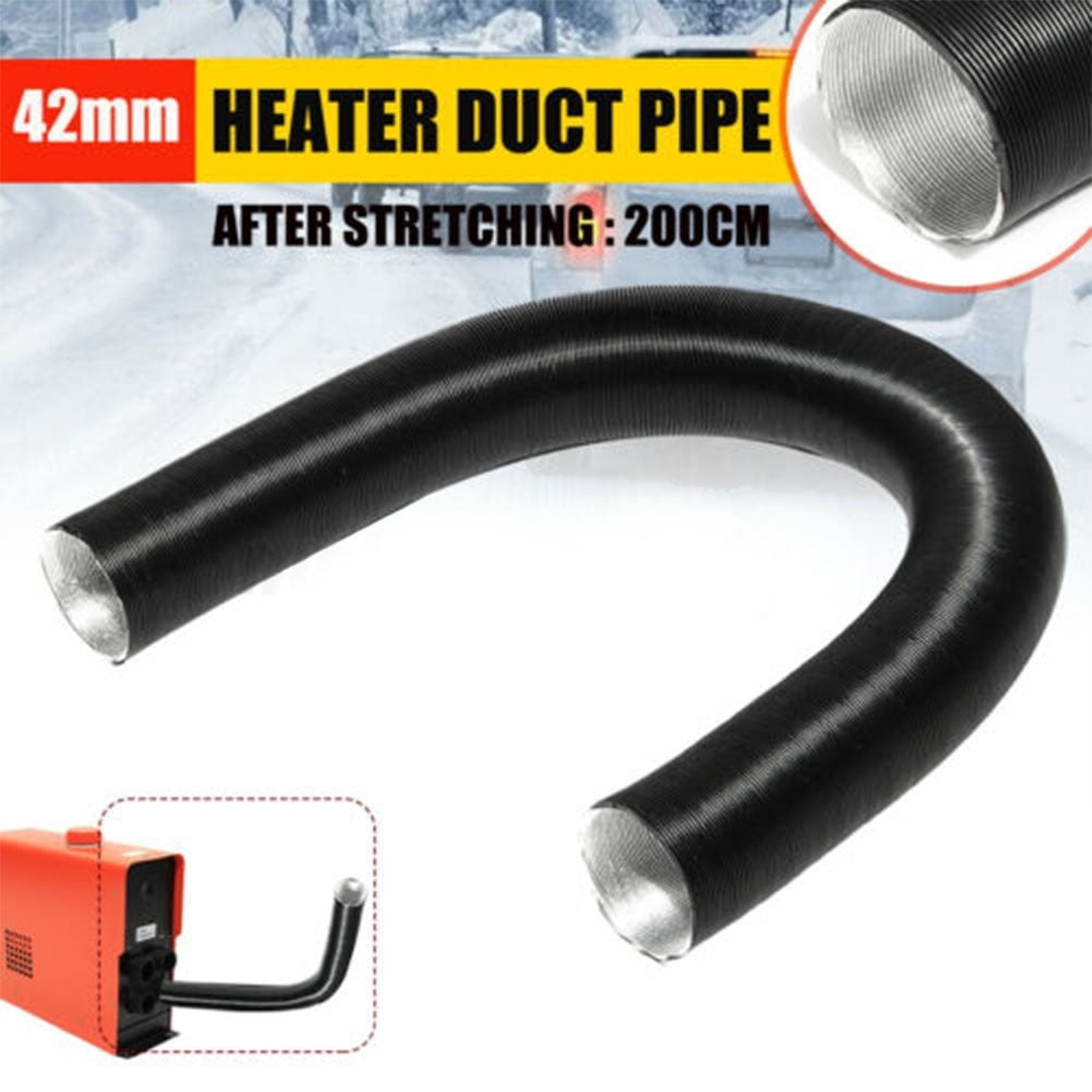 42mm 2M Aluminum Foil Diesel Heater Duct Pipe Air Parking Conditioner  Ducting - Walmart.com