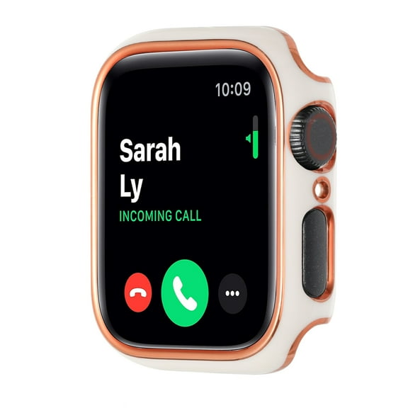 42mm Chromed iWatch Screen Frame - Chromed Gold+White