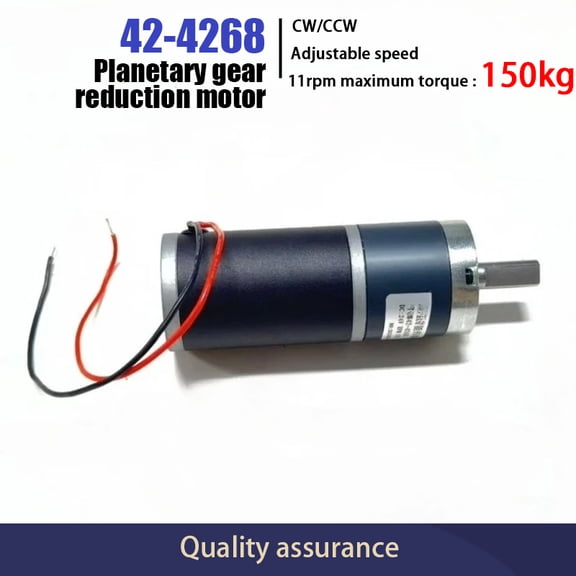 42mm DC gear motor 4268 42ZY planetary gear 12V 24V steel pipe large torque adjustable low-speed small motor