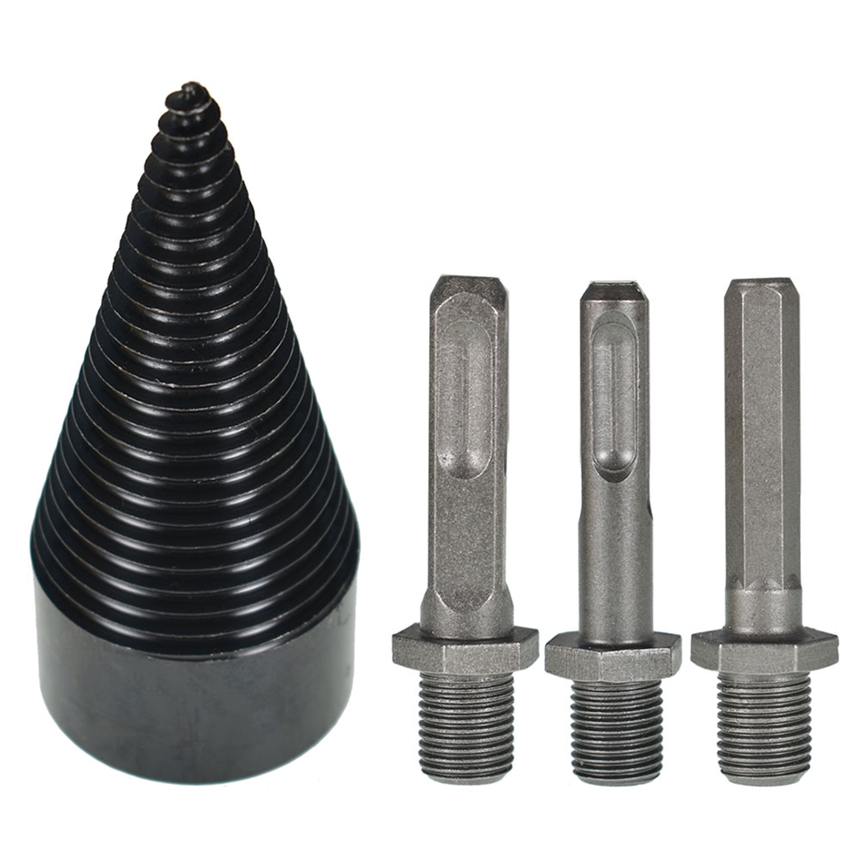 42mm High Speed Firewood Drill Bit Wood Log Splitter Screw Cone Driver ...