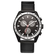 George 42mm Mens Aluminum Bezel Velcro Strap Watch