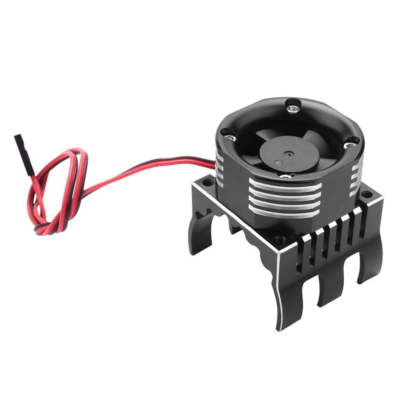 42mm Motor Cooling Fan Heat Sink with LED Light for 1/10 E E Summit