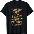 thumbnail image 1 of 42nd Birthday Woman 42 Year Old Gift T-Shirt100% cotton, 1 of 5