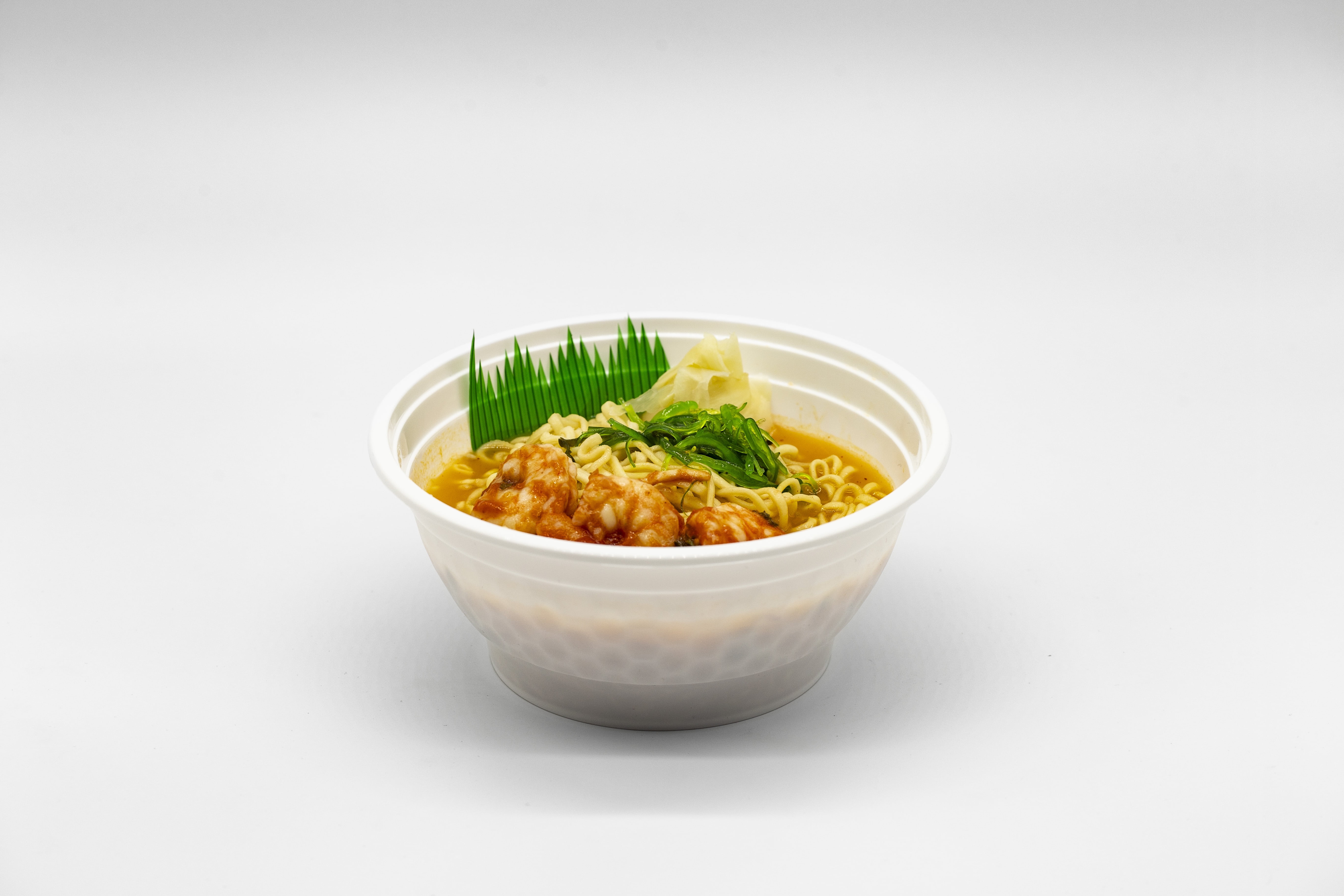 42oz White Togo PP Soup Cups Deli ramen B