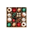 thumbnail image 1 of 42pcs Christmas Ball Ornaments Set Xmas Tree Decorations Holiday Hanging Decor Festive Seasonal Ornaments Boxed Set Christmas Decoration Assortment, 1 of 7