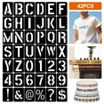 thumbnail image 1 of 42pcs Letter & Number Stencils Set, EEEkit Reusable PP Templates for Crafts, Signs, Learning & DIY Projects, 1 of 7