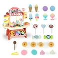 thumbnail image 1 of 42pcs Simulation Ice Cream Cart Toys,Mini Candy Shop Playsets,DIY Role Play Interactive Toys,ABS Safe Material Toys,Color Cognition Educational Toys,Kids Language Organizational Ability Training Toys, 1 of 7