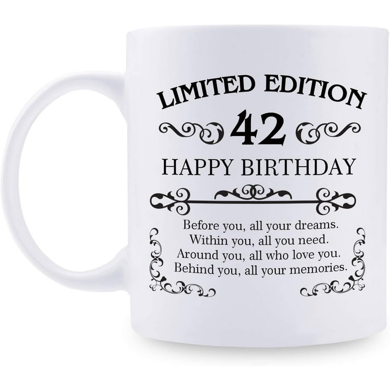 Funny 42nd Birthday mug