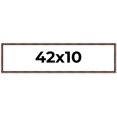 thumbnail image 1 of 42x10 Frame Brown Bamboo with Dark Coffee/Walnut Finish | Solid Wood Picture Frame Width 0.75, 1 of 8