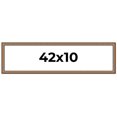 thumbnail image 1 of 42x10 Frame Gold Real Wood Picture Frame Width 1.25 inches | Interior Frame Depth 0.5 inches |, 1 of 8