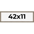 thumbnail image 1 of 42x11 Frame Gray Barnwood Rustic Solid Wood Picture Frame | 1.5 Inch Moulding Width | Includes UV, 1 of 8