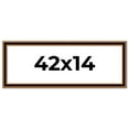 thumbnail image 1 of 42x14 Frame Gold Brown Plein Air Vintage Solid Wood Picture Frame | 1.75 Inches Moulding Width |, 1 of 8