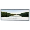 thumbnail image 1 of 42x15 Frame Blue Scuffed Farm Board Solid Wood Picture Frame Width 0.75 Inches | Interior Depth 0.5, 1 of 8