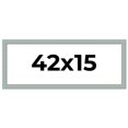 thumbnail image 1 of 42x15 Frame Blue Teal Distressed Solid Wood Picture Frame | 1.625 Inch Moulding Width | Sonoma Blue, 1 of 8