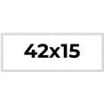thumbnail image 1 of 42x15 Frame White Real Wood Picture Frame Width 0.75 inches | Interior Frame Depth 0.5 inches |, 1 of 8