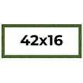 thumbnail image 1 of 42x16 Frame Green Burl Solid Wood Picture Frame | 1.75 Inches Moulding Width | Interior Frame Depth, 1 of 8