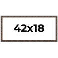 thumbnail image 1 of 42x18 Frame Gold Real Wood Picture Frame Width 1.5 inches | Interior Frame Depth 0.5 inches |, 1 of 8