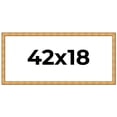 thumbnail image 1 of 42x18 Frame Gold Rustic Solid Wood Picture Frame | 1.25 Inch Wide Moulding | Rustique Gold, 1 of 8