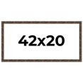 thumbnail image 1 of 42x20 Frame Gold Real Wood Picture Frame Width 1.5 inches | Interior Frame Depth 0.5 inches |, 1 of 8