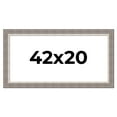 thumbnail image 1 of 42x20 Frame Grey Real Wood Picture Frame Width 2.75 Inches | Interior Frame Depth 0.5 Inches |, 1 of 8