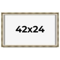 thumbnail image 1 of 42x24 Shadow Box Frame Silver | 1.75 inches Deep Real Wood Traditional Shadowbox Display Frame | UV, 1 of 8
