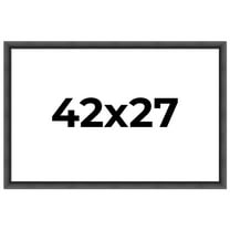 42x27 Frame Black Passaggi Solid Wood Picture Frame Width 1.5 Inches | Interior Depth 0.5 Inches |