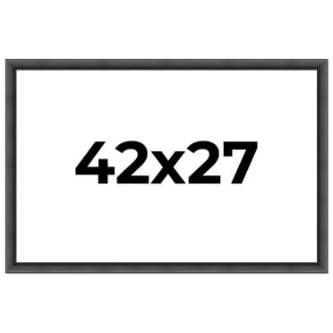 42x27 Frame Black Passaggi Solid Wood Picture Frame Width 1.5 Inches | Interior Depth 0.5 Inches |
