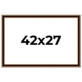 thumbnail image 1 of 42x27 Frame Gold Brown Plein Air Vintage Solid Wood Picture Frame | 1.75 Inches Moulding Width |, 1 of 8