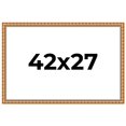 thumbnail image 1 of 42x27 Frame Gold Real Wood Picture Frame Width 1.5 inches | Interior Frame Depth 0.5 inches |, 1 of 8