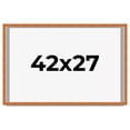 thumbnail image 1 of 42x27 Shadow Box Frame Brown | 0.875 Inches Deep Real Wood Contemporary Shadowbox Display Frame |, 1 of 6