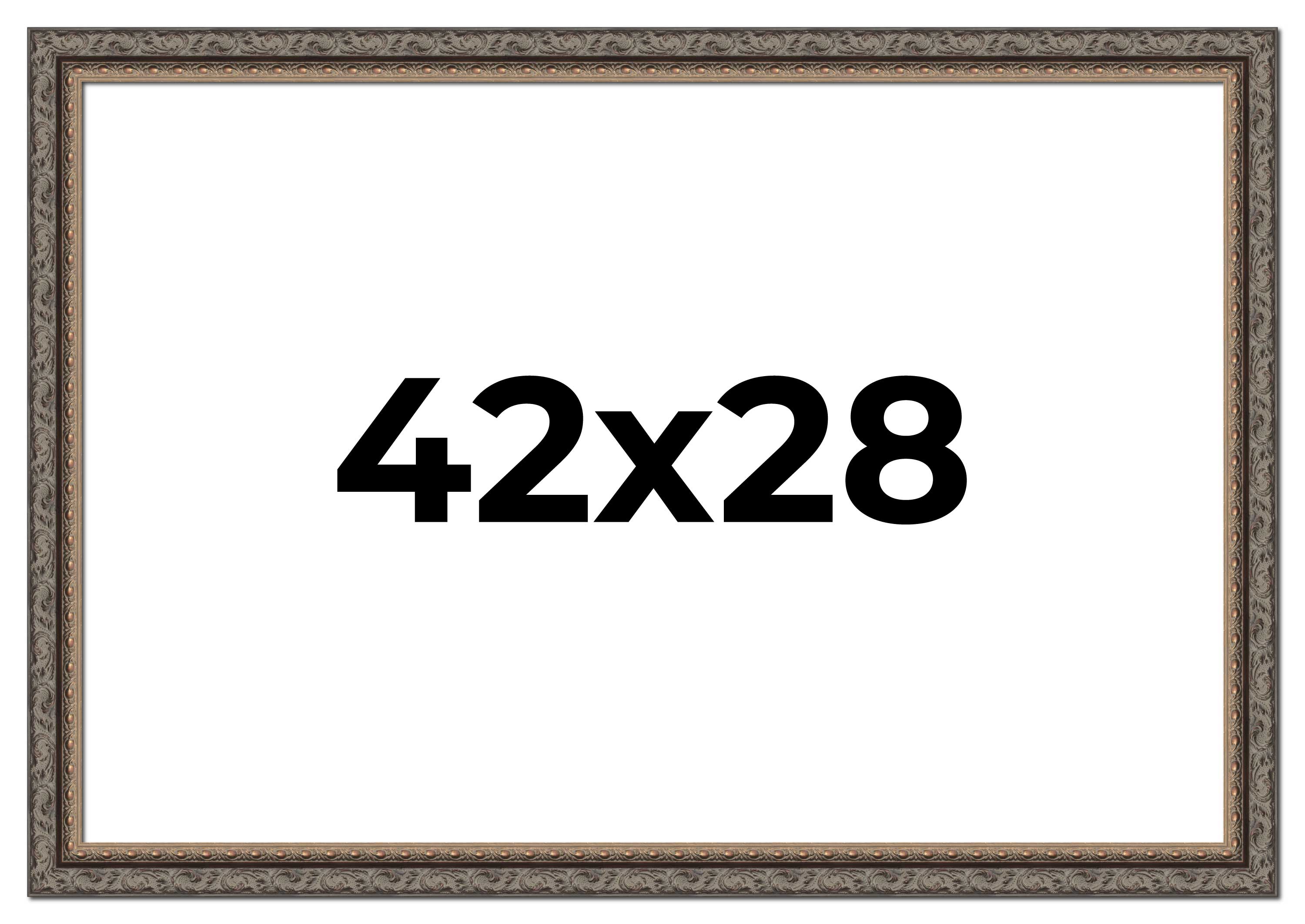 42x28 Frame Black Real Wood Picture Frame Width 2 inches | Interior ...