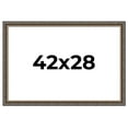 thumbnail image 1 of 42x28 Frame Black Real Wood Picture Frame Width 2 inches | Interior Frame Depth 0.5 inches | Fitz, 1 of 8
