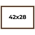 thumbnail image 1 of 42x28 Frame Gold Brown Plein Air Vintage Solid Wood Picture Frame | 1.75 Inches Moulding Width |, 1 of 8