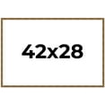 thumbnail image 1 of 42x28 Frame Gold Kingsley Distressed Solid Wood Picture Frame Width 0.75 Inches | Interior Frame, 1 of 8