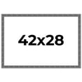 thumbnail image 1 of 42x28 Frame Silver Black Rustic Sonoma Solid Wood Picture Frame | 1.5 Inch Moulding Width |, 1 of 8