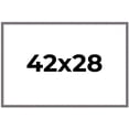 thumbnail image 1 of 42x28 Frame Slate Blue Distressed Rustic Solid Wood Picture Frame | 0.75 Inch Moulding Width |, 1 of 8