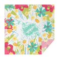 thumbnail image 1 of 42x42in(107x107cm) Square Tablecloth, Waterproof Polyester Table Cover, Wrinkle Resistant & Washable Fabric for Dining, Kitchen, Picnic, Daisy Flowers Print, 1 of 6